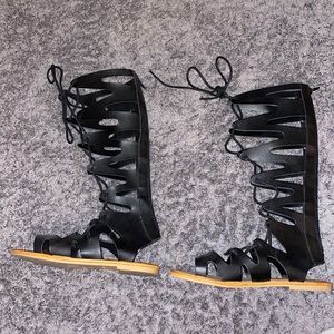 Lace up sandals